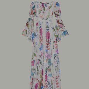 Patbo Zamia Lace Trim Dress